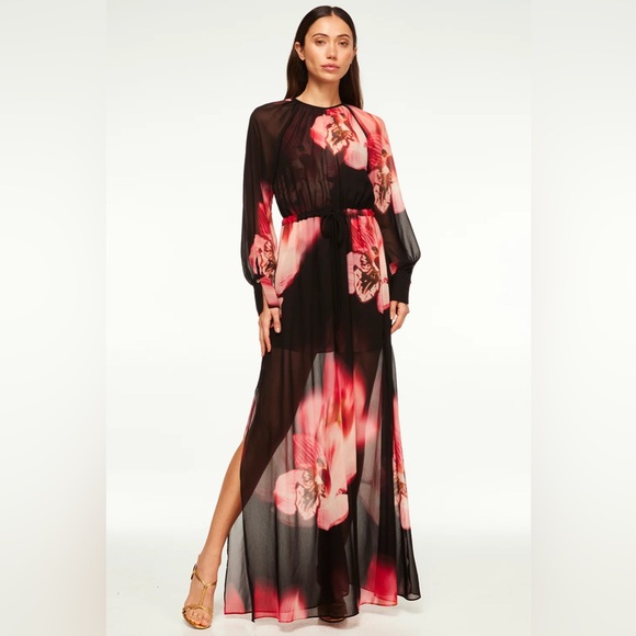 Misa Los Angeles Dresses & Skirts - MISA Naomi Dress- in Midnight Orchid